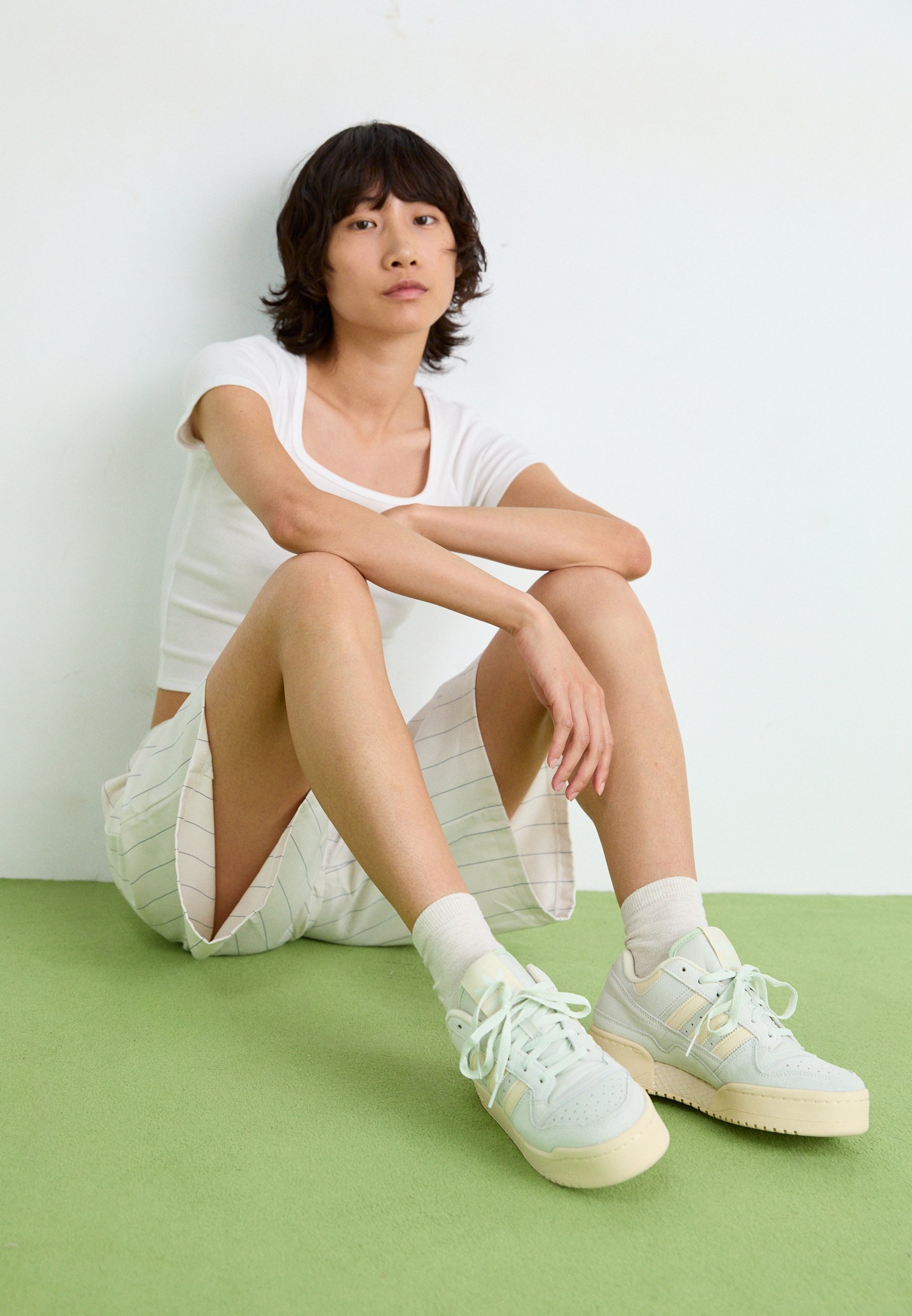 adidas forum bold wonder white