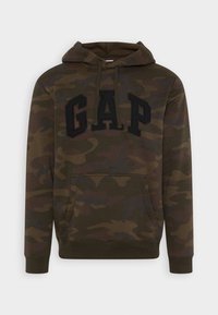 GAP Felpa con cappuccio - olive