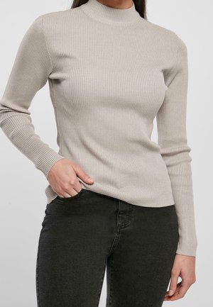 Strickpullover - light grey