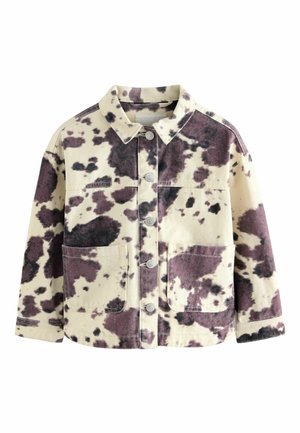 REGULAR FIT - COW PRINT  - Summer jacket - brown white
