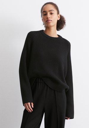Marc O'Polo DENIM LONG SLEEVED  - Svetr - black