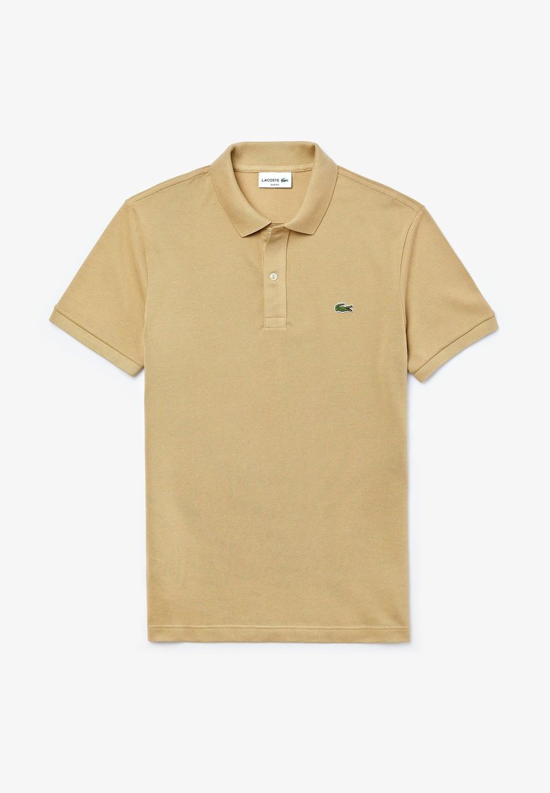 lacoste polo beige