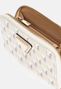 Guess WAVE SLG MEDIUM ZIP AROUND - Portefeuille - weiß
