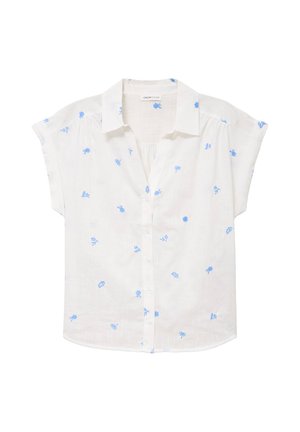 Cache Cache, CACHE CACHE CACHE CACHE ÄRMELLOSE BLUSE MIT RUNDHALSAUSSCHNITT - Hemdbluse - blanc