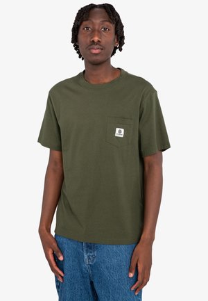 Element POCKET - T-Shirt print - olive