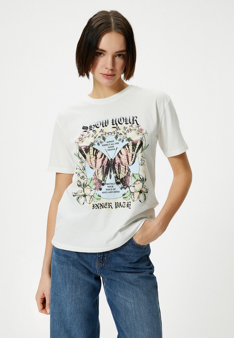 Koton - T-shirt z nadrukiem