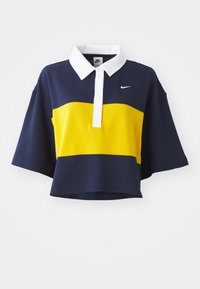 STREET - Polo marškinėliai - midnight navy/dark sulfur/white