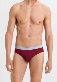 Hanro ESSENTIALS PACK 2 - Slip - ruby coal melange