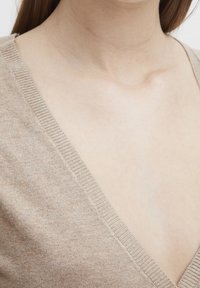 b.young Cardigan - mottled beige