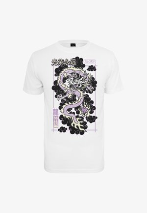 Mister Tee, GLORY DRAGON TEE - T-shirts print - white