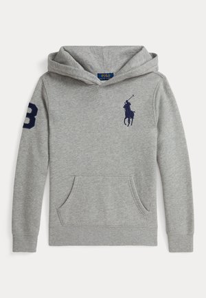 BIG PONY FLEECE HOODIE UNISEX - Jersey con capucha - andover heather