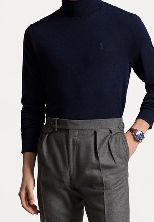 Stickad tröja - dark blue