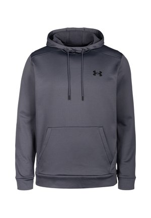 Under Armour ARMOUR FLEECE - Pulover s kapuco - castlerock black