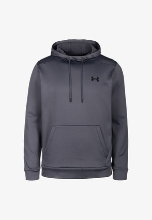 Under Armour ARMOUR FLEECE - Pulover s kapuco - castlerock black