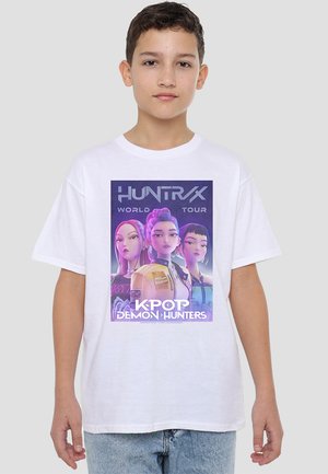 K-POP DEMON HUNTERS - HUNTRIX HUNTR/X WORLD TOUR BILLBOARD - Print T-shirt - white