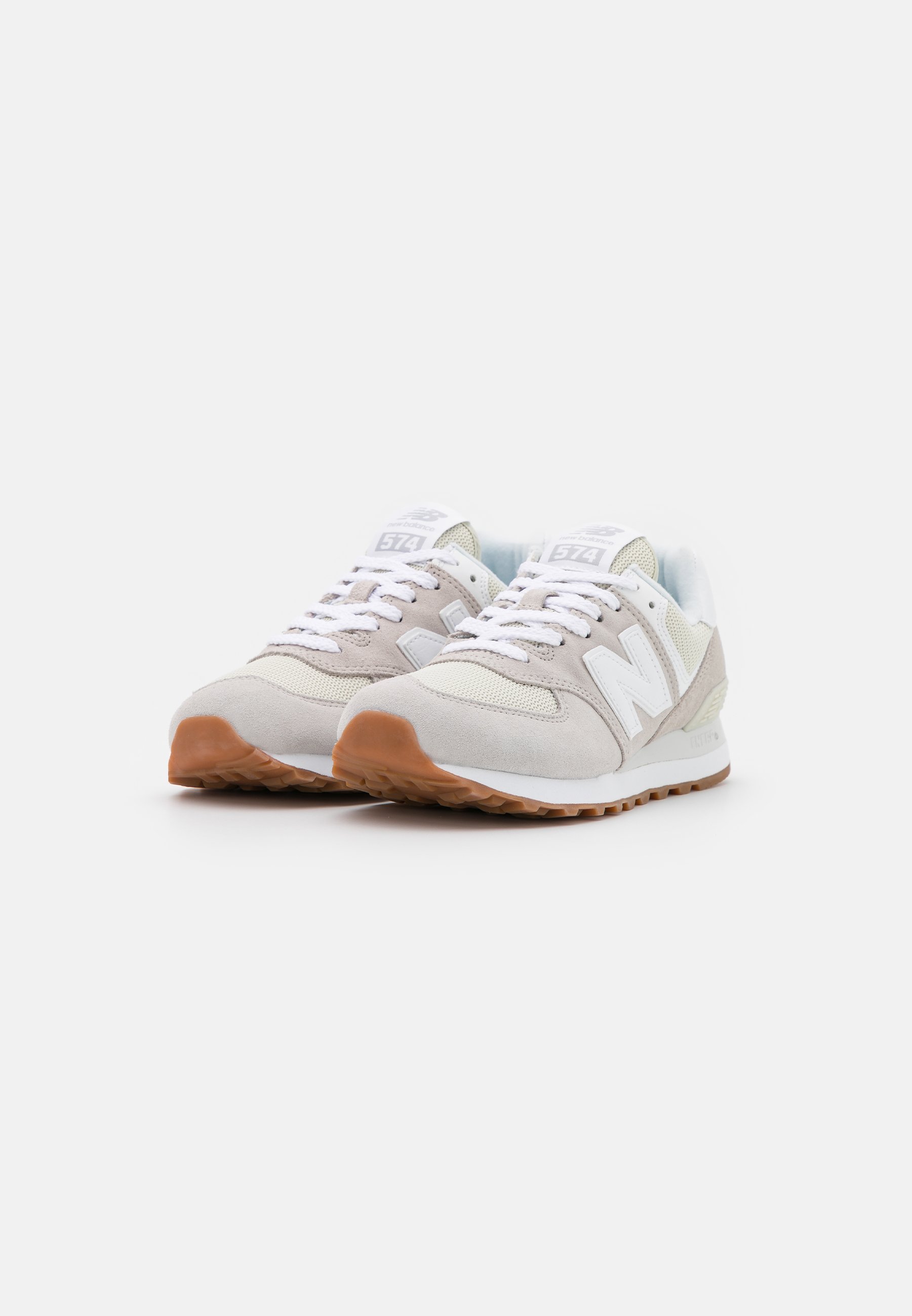 New Balance WL574 - Sneakers laag - silver/zilverkleurig - Zalando.nl
