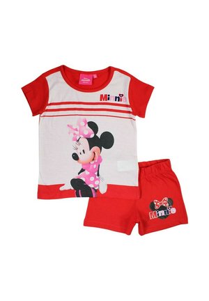 DISNEY - ENSEMBLE IMPRIMÉ MINNIE - Pantalon de survêtement - rouge