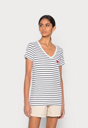 T-shirt con stampa - navy