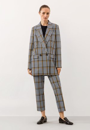 Cappotto corto - check saffron