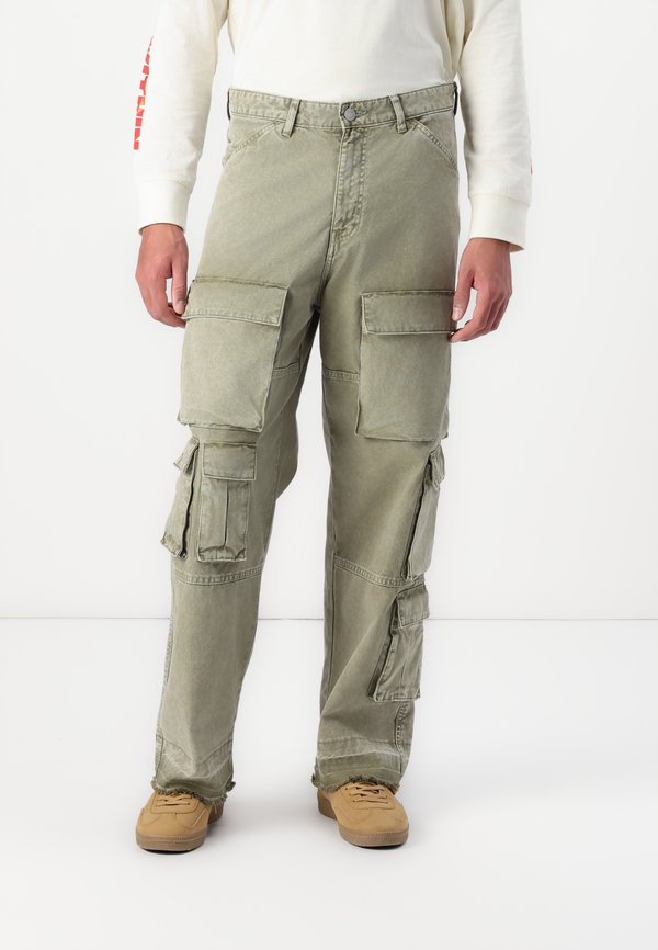 JPSTOWEN MORRIS MULTI POCKET - Cargo trousers - dried herb