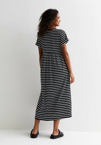 New Look STRIPE MIDI SMOCK  - Vestito casual - black pattern