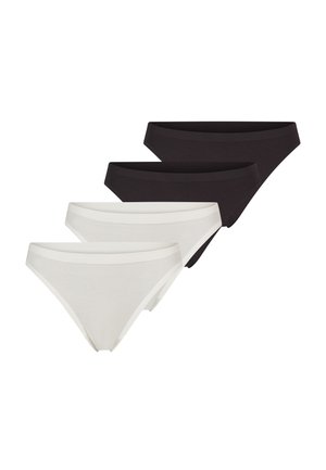 4ER PACK GO SENSE - String - schwarz   creme