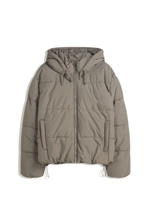 WITH HOOD PUFFER  - Téli dzseki - khaki