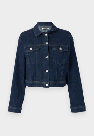 ONLY, ONLLEIGH STRUCTURE OVERSIZE - Teksajakk - dark blue denim