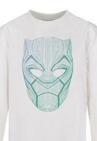 ABSOLUTE CULT BLACK PANTHER TRIBAL MASK - Maglietta a manica lunga - white