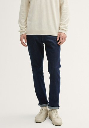 TOM TAILOR LONG - Straight leg jeans - blue rinse denim