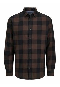 Jack & Jones Vapaa-ajan kauluspaita - dark brown