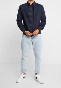 INDICODE JEANS Sweater met rits - dark blue