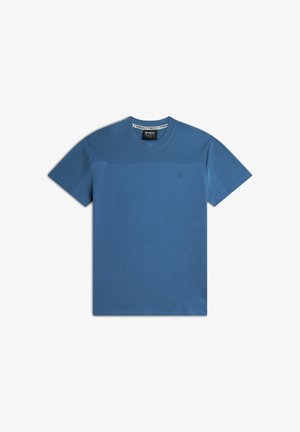 Freddy CON CARRÉ E MANICHE - Camiseta estampada - blu chiaro