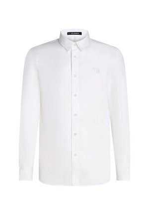 KARL LAGERFELD, MONOGRAM SLIM FIT - Camicia elegante - white