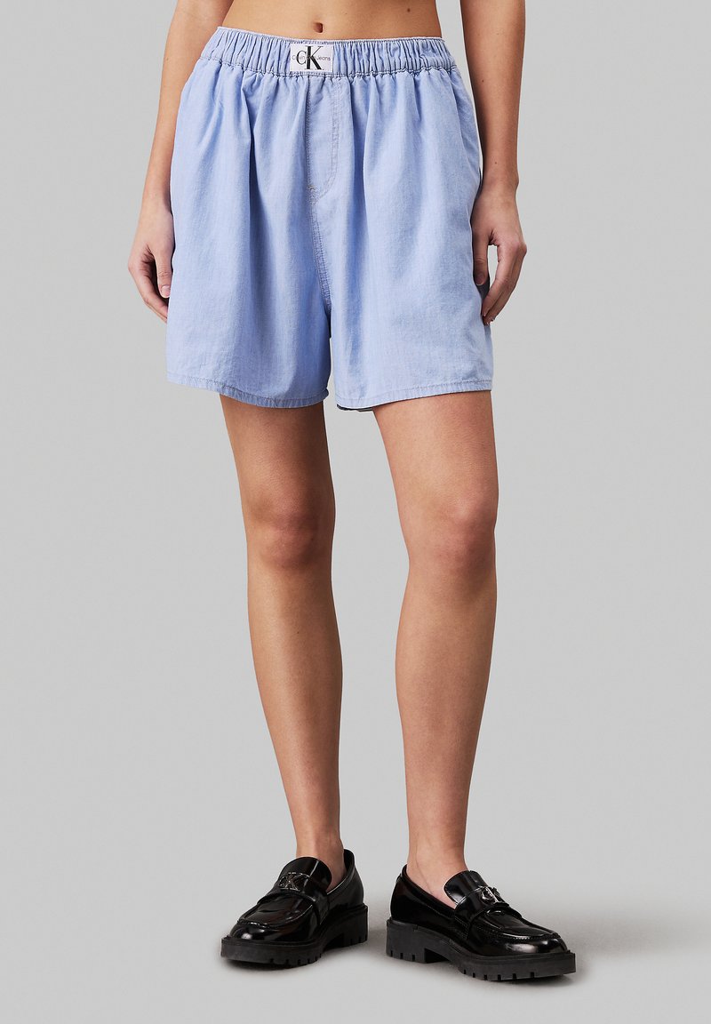 Calvin Klein Azzurro Cotton Women's Shorts