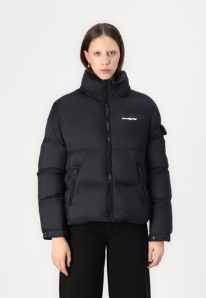 YEAR WOMAN HOOD PUFFER JACKET - Winter jacket - black