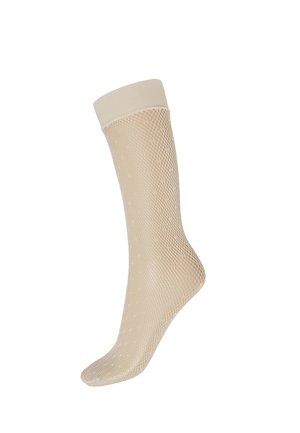 DOTTED NET - Strømper - buttercream