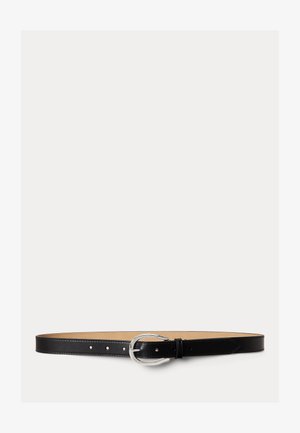 Polo Ralph Lauren STIRRUP-BUCKLE LEATHER BELT - Remen - black