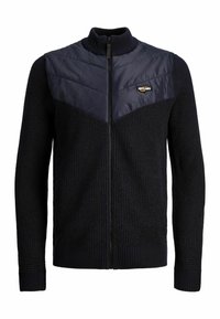 Jack & Jones HYBRID - Chaqueta de punto - dunkelblau