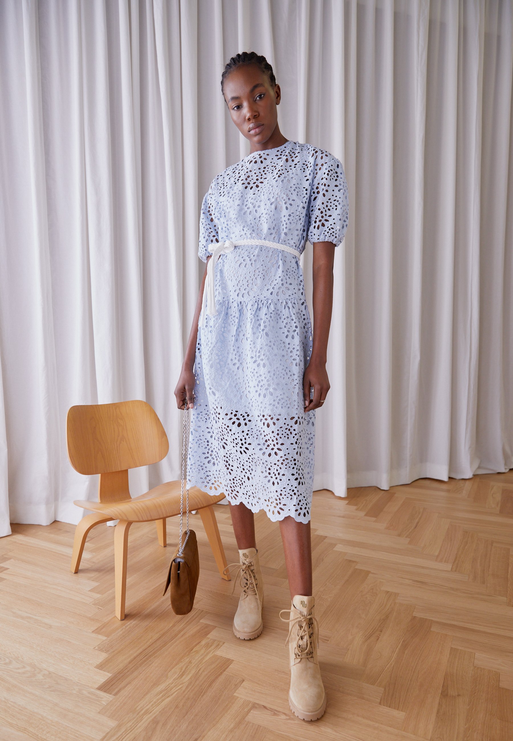 maje RIO - Day dress - bleu ciel/light 