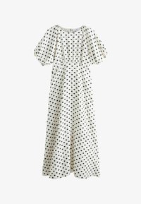 Niet geselecteerd, ecru black polka dot