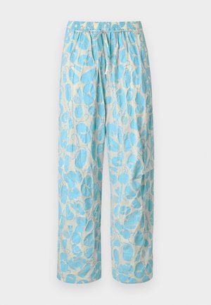 DRAWSTRING PANTS - Nadrágok - light blue