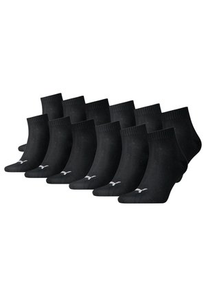 UNISEX QUARTER 12ER PACK  ECOM LOGO - Socken - schwarz