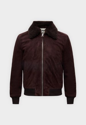 Schott, LCDOWTOWNS - Veste en cuir - dark brown