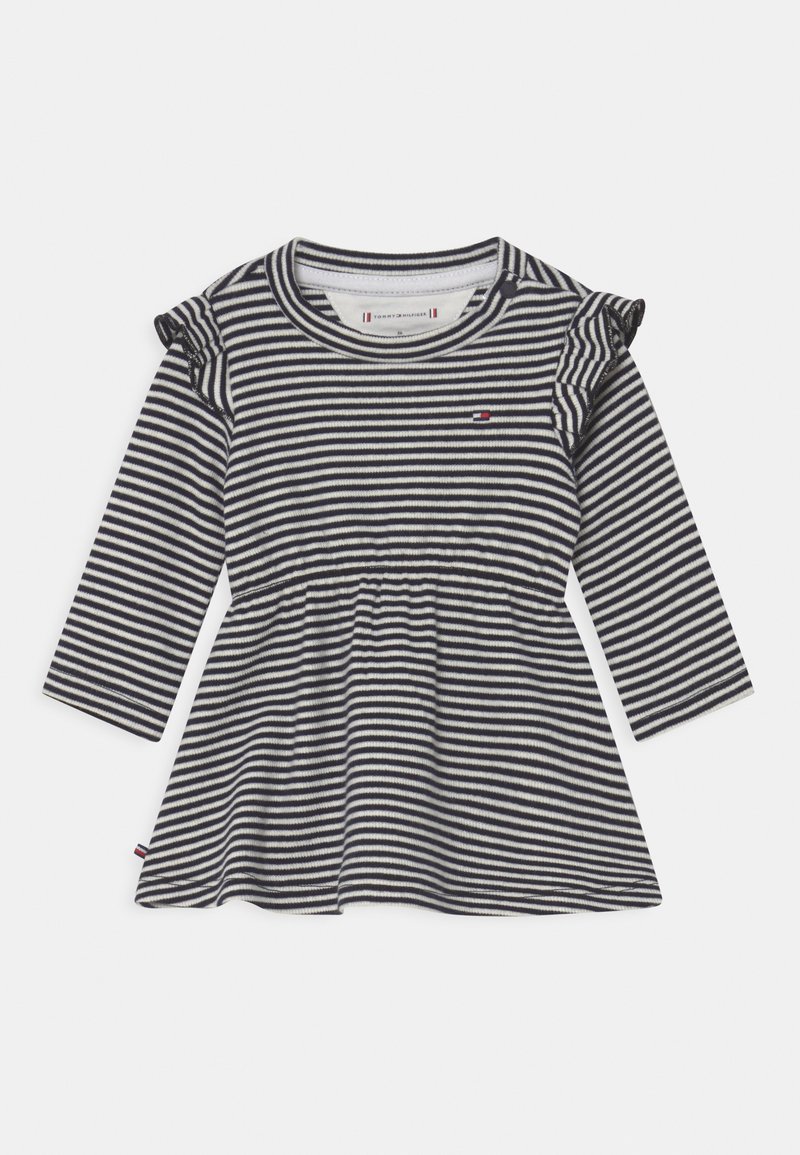 Tommy Hilfiger BABY RUFFLE DRESS Robe en jersey ancient white/multi