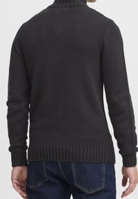 Solid Strickpullover - black