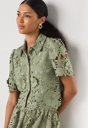 Next, Hemdbluse - sage green