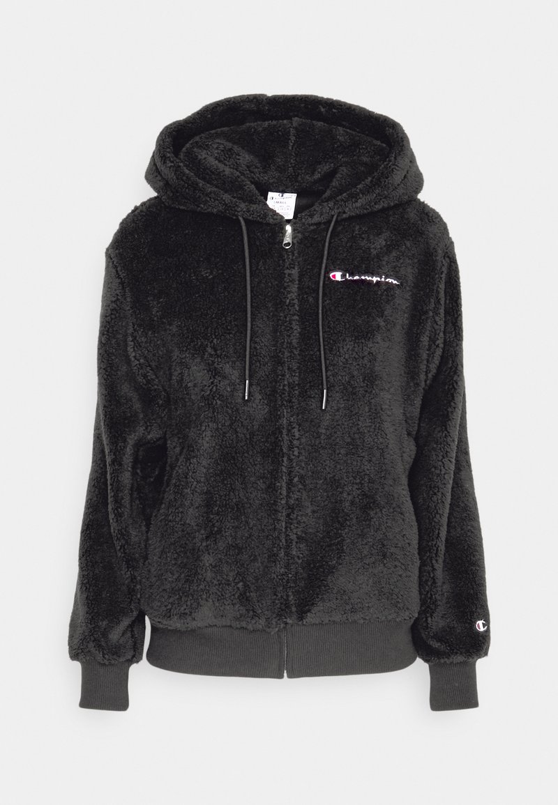 Champion HOODED FULL ZIP - Fleece jacket - black - Zalando.co.uk