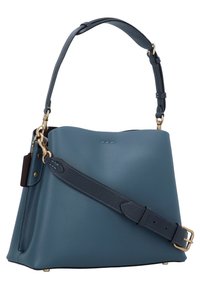 COACH WILLOW SHOULDER BAG IN COLORBLOCK - Kézitáska - b4/denim