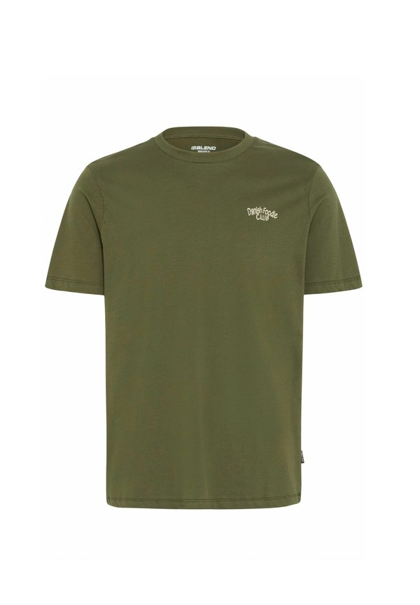 BHVIGGO - Print T-shirt - olive night3